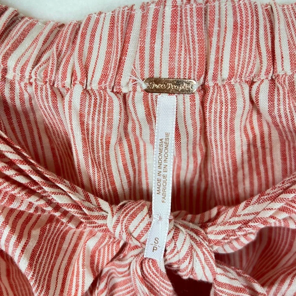 FREE PEOPLE Womens Top Hello There Relaxed Stylish Red‎ Size S OB767675
